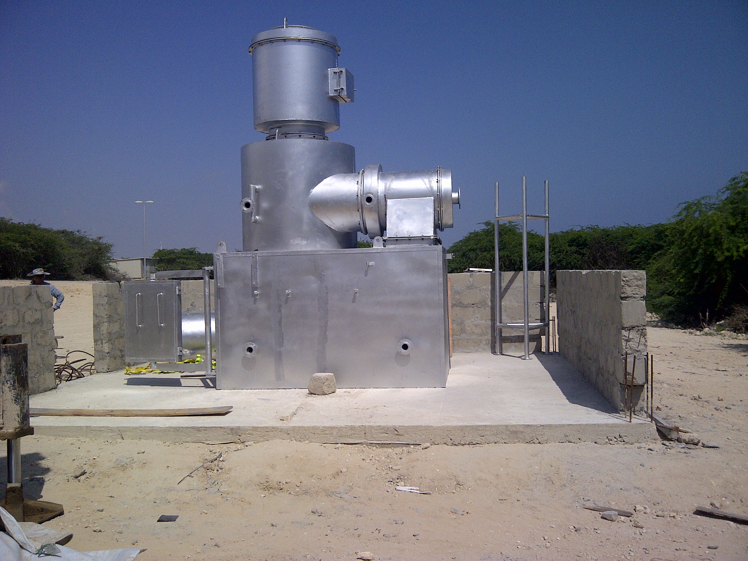 double chamber incinerator